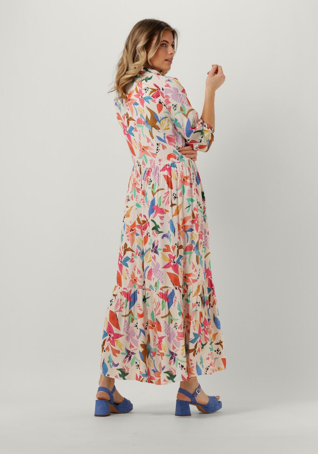 multi pom amsterdam maxi jurk dress 7255