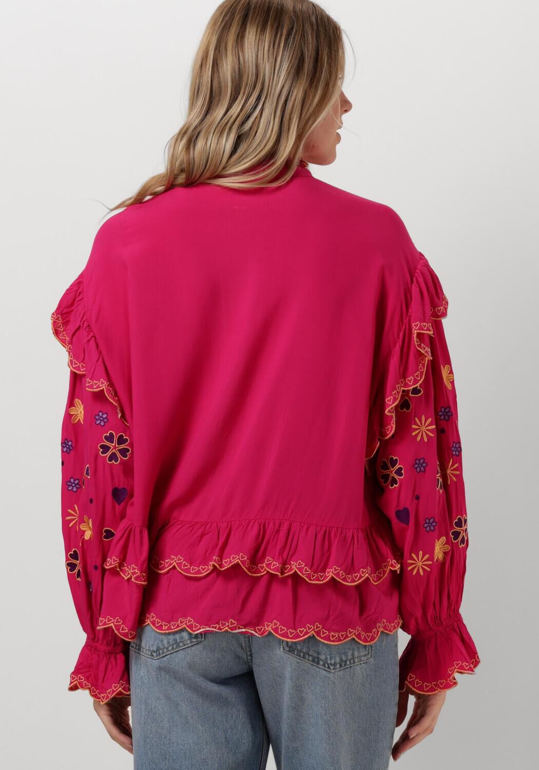 HARPER & YVE Dames Blouses Joan-ls Rood