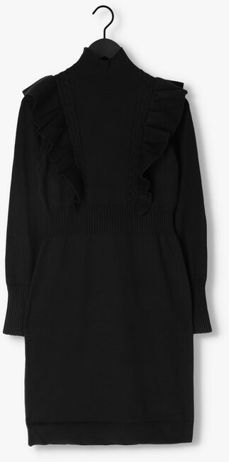 Zwarte Y.A.S. Midi jurk YASJELLO LS KNIT DRESS - large