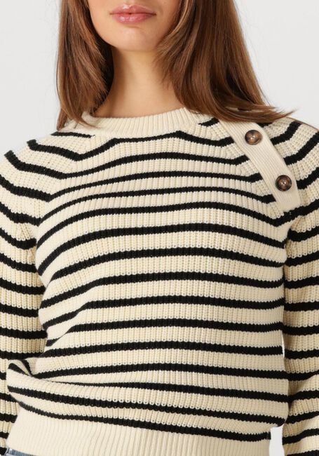 Zwarte ANOTHER LABEL Trui ASTER KNITTED PULL L/S - large