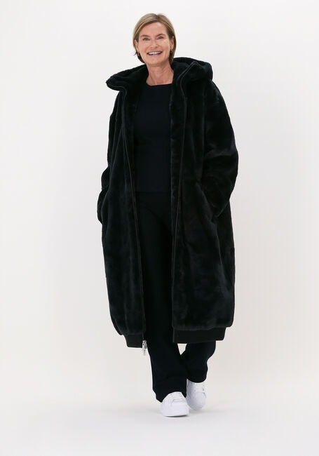 Zwarte UGG Faux fur jas W KOKO OVERSIZED FAUX FUR COAT - large