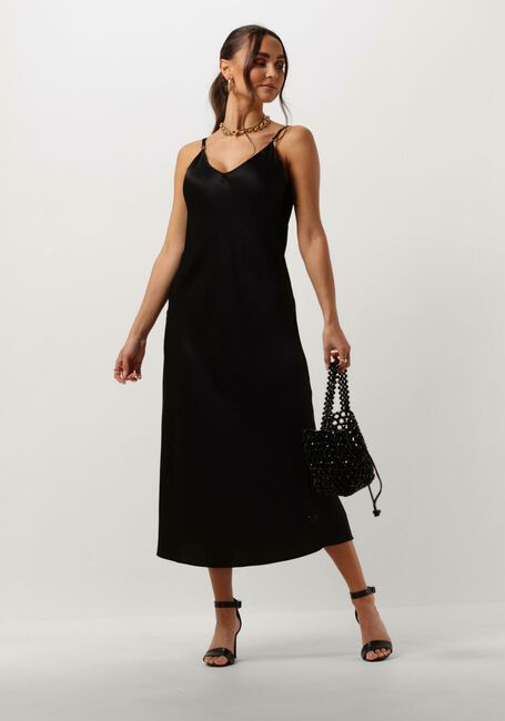 Zwarte RESORT FINEST Midi jurk SLIP DRESS Zwarte RESORT FINEST Midi jurk SLIP DRESS - large