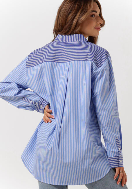 Lichtblauwe MODSTR&Ouml;M Blouses ANDY SHIRT - large