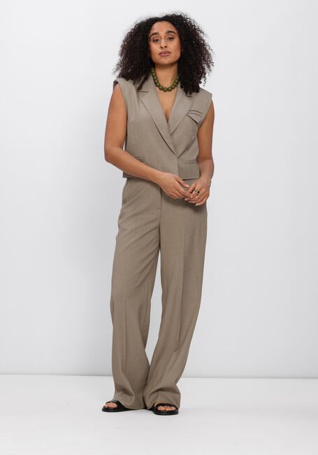 Taupe COPENHAGEN MUSE Wijde broek CMTAILOR-PANTS - large
