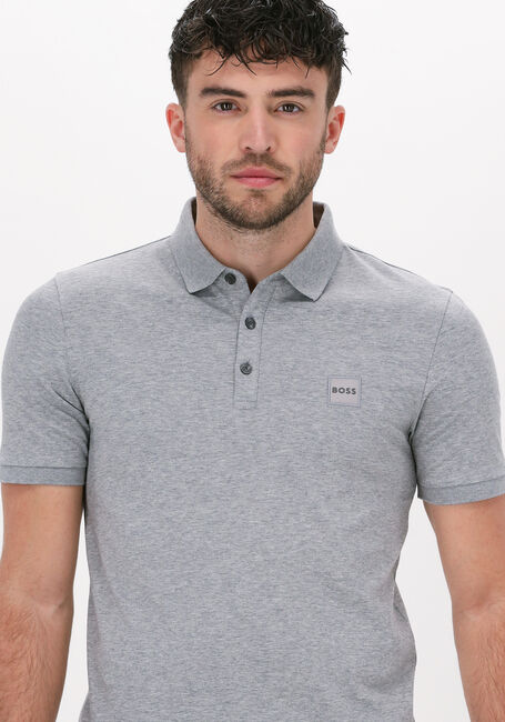 Lichtgrijze BOSS ORANGE Polo PASSENGER - large