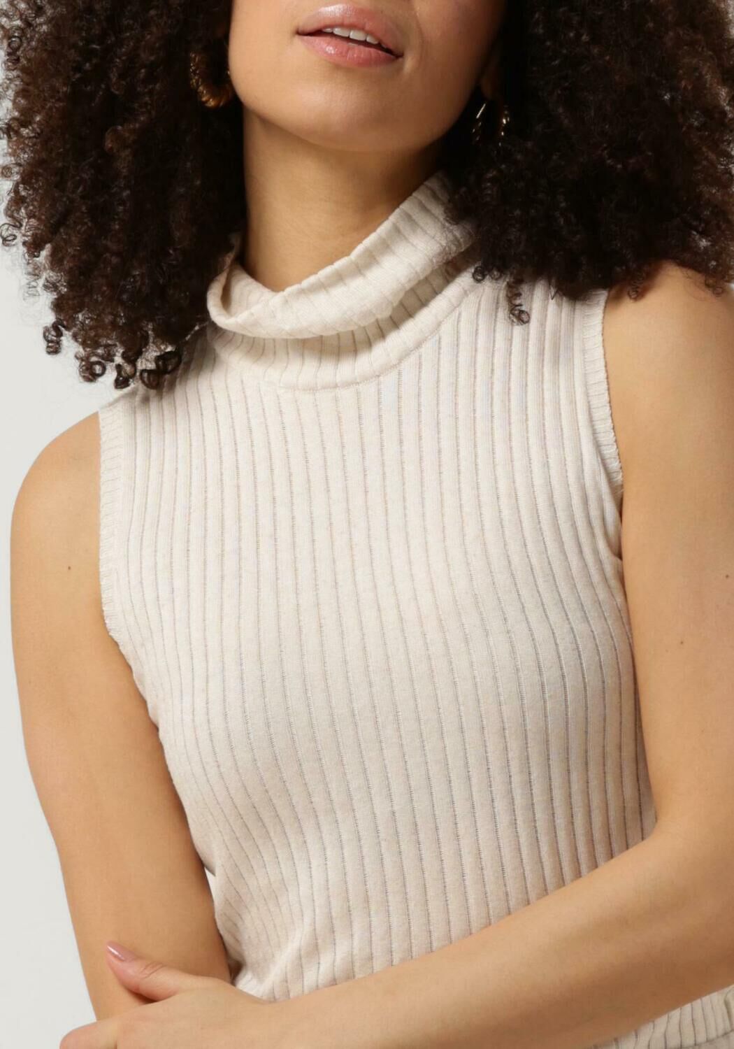 VANILIA Dames Tops & T-shirts Linnen Knit Beige