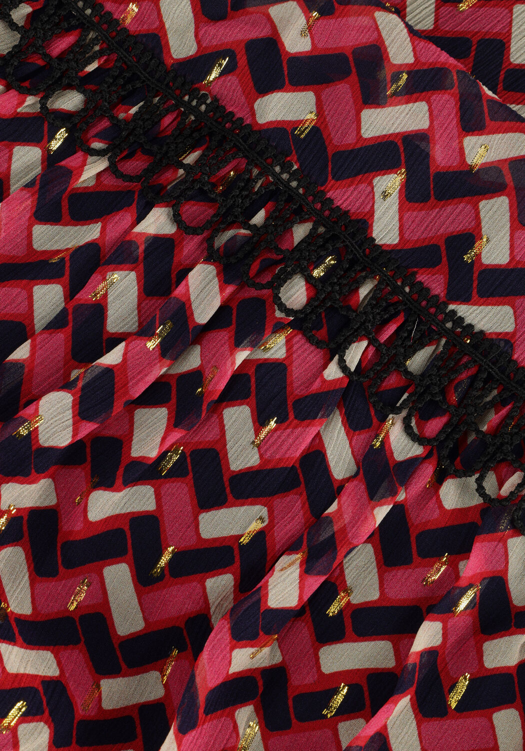 Roze ANA ALCAZAR Mini jurk DRESS LACE &Ouml;KO-TEX 100 - large