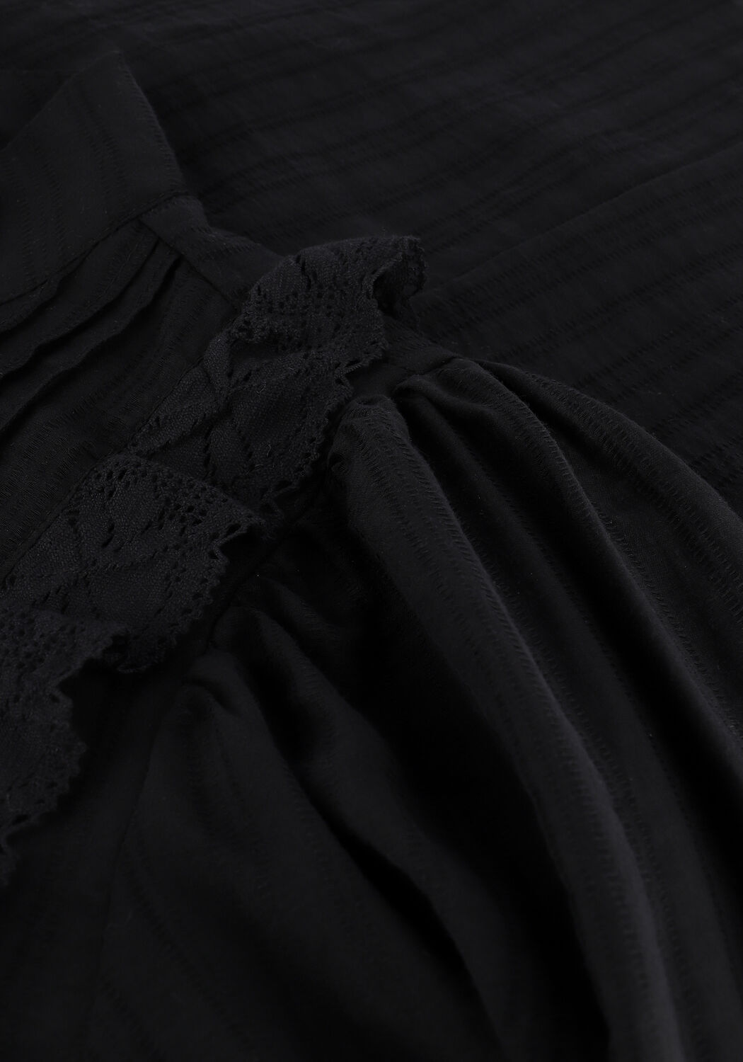 Zwarte CO'COUTURE Blouses LISISSA FRILL BLOUSE - large