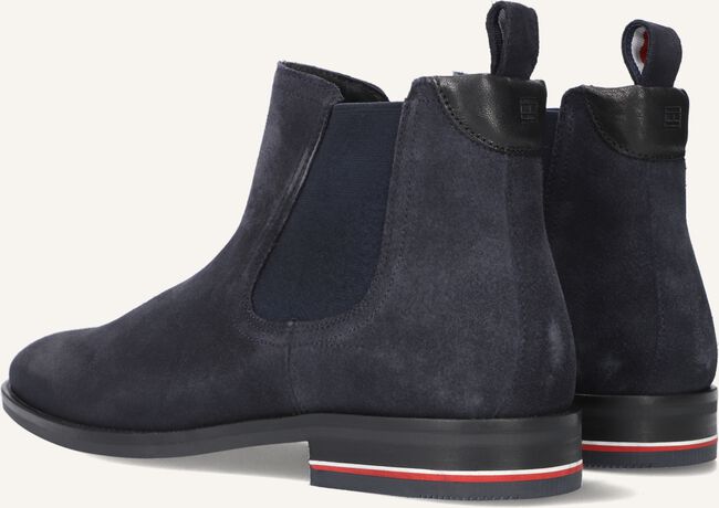 Blauwe TOMMY HILFIGER Chelsea boots SIGNATURE HILFIGER SUEDE CHELSEA Blauwe TOMMY HILFIGER Chelsea boots SIGNATURE HILFIGER SUEDE CHELSEA - large