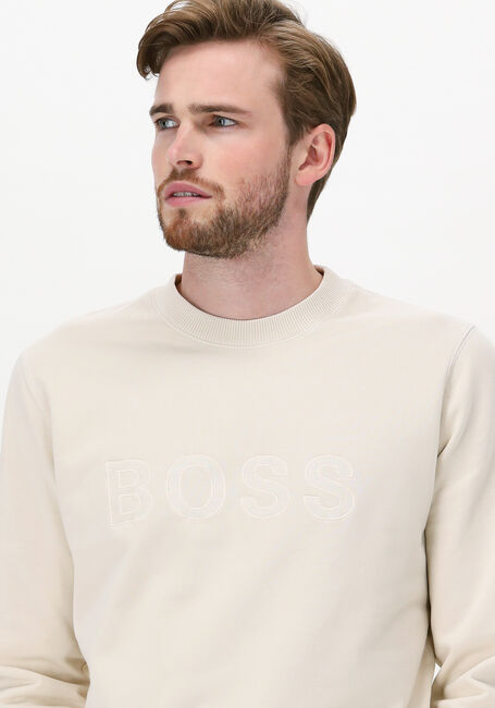 Gebroken wit BOSS BLACK Trui WELOGO 10236723 - large