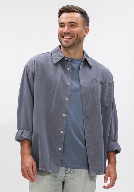 Blauwe AMERICAN VINTAGE Overshirts LYCAZ OVERSHIRT - large
