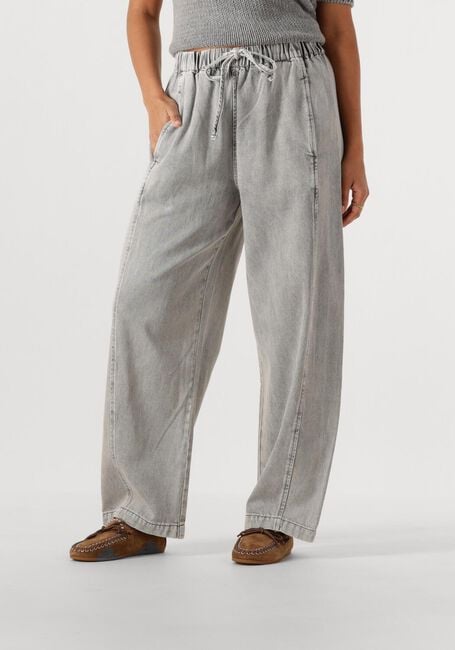 Grijze WITHBLACK Broeken WBLPENELOPE WIDE DENIM PANT - large
