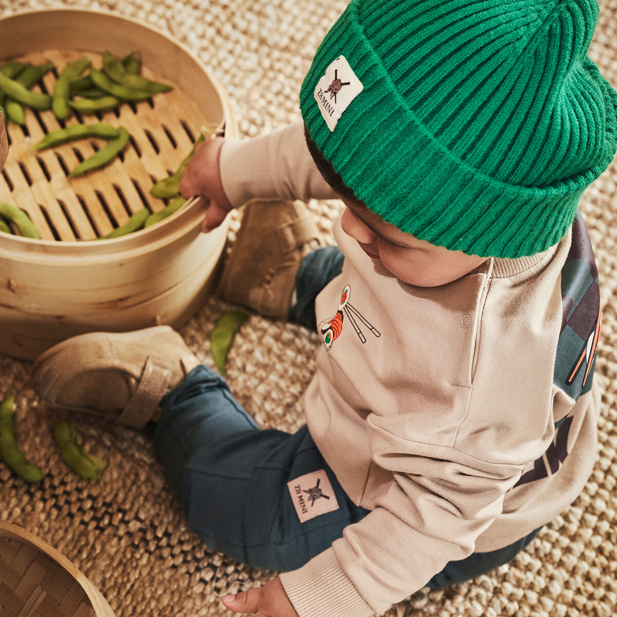 Donkergroene Z8 Joggingbroek MILES - large