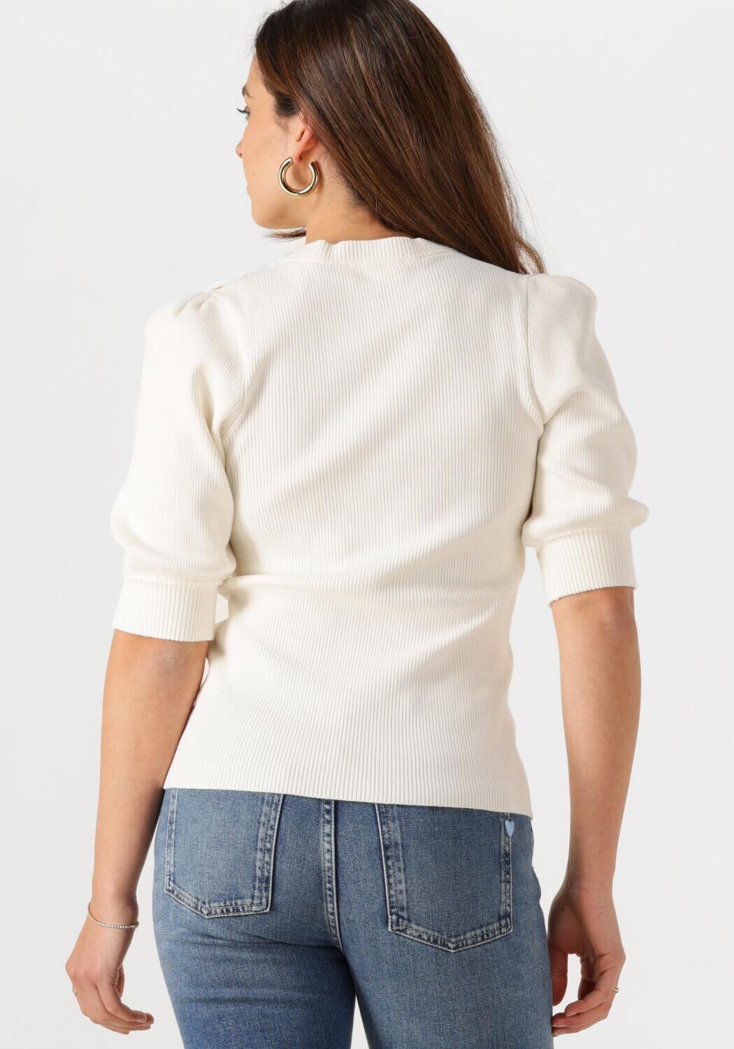 FABIENNE CHAPOT Dames Truien & Vesten Lillian Short Sleeve Pullover Wit