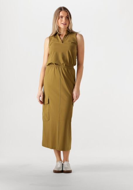 Khaki PENN & INK Maxirok SKIRT - large