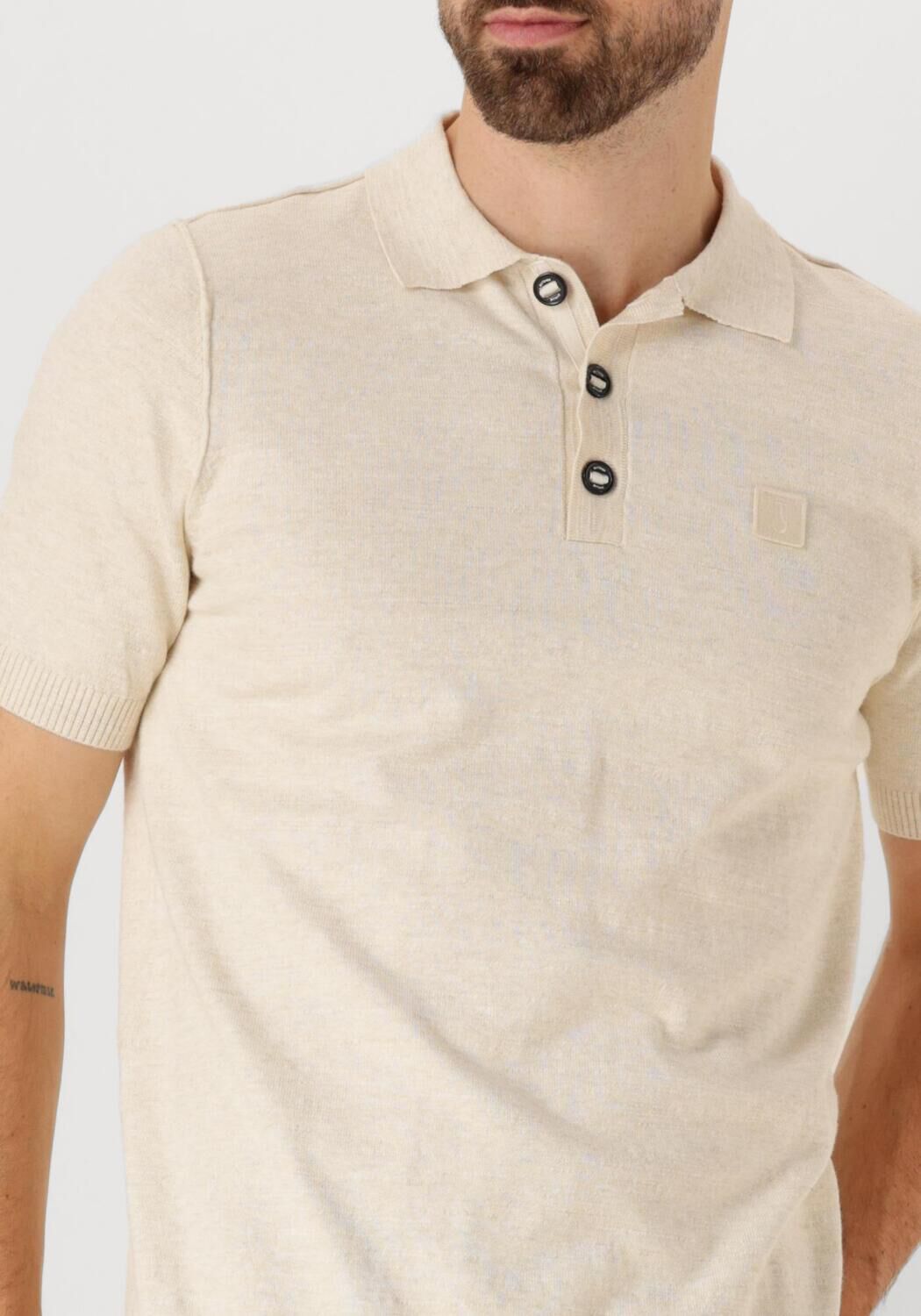 BUTCHER OF BLUE Heren Polo's & T-shirts Lt Clifden Polo L s Beige