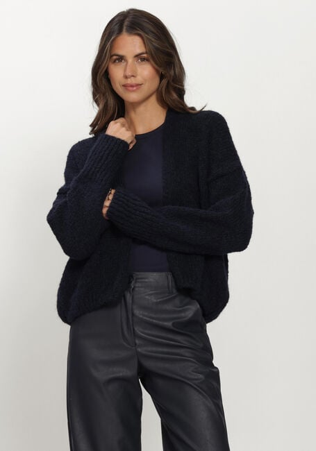 Blauwe KNIT-TED Vest BECKY CARDIGAN - large