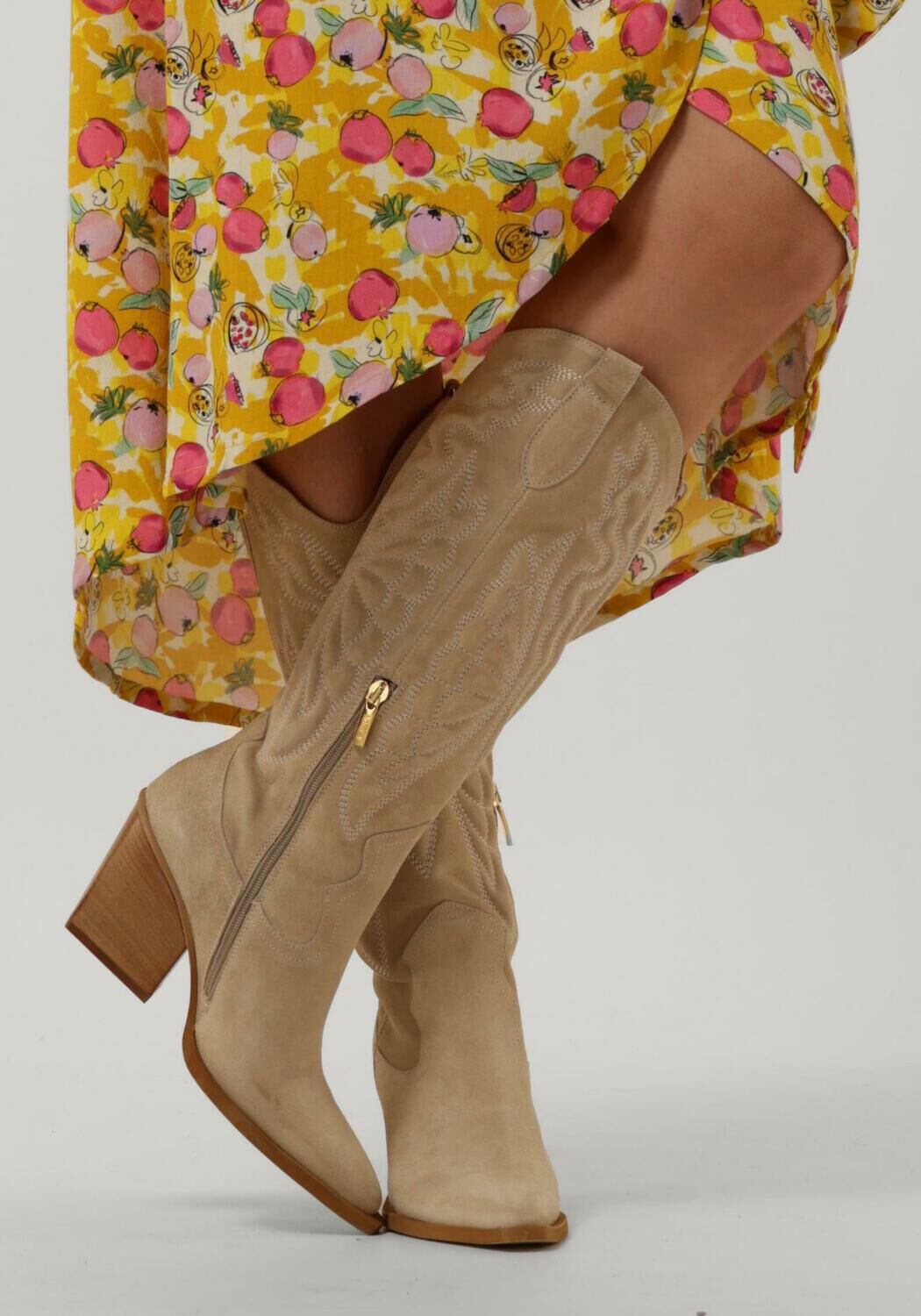 Beige NOTRE-V Cowboylaarzen AQ297 1 - large