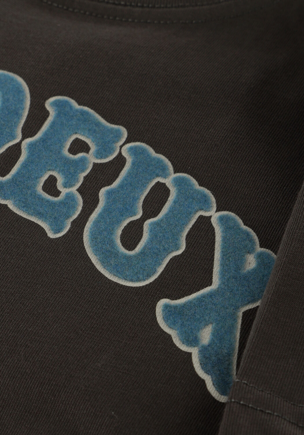 Donkergrijze LES DEUX T-shirt BRADY WESTERN T-SHIRT - large