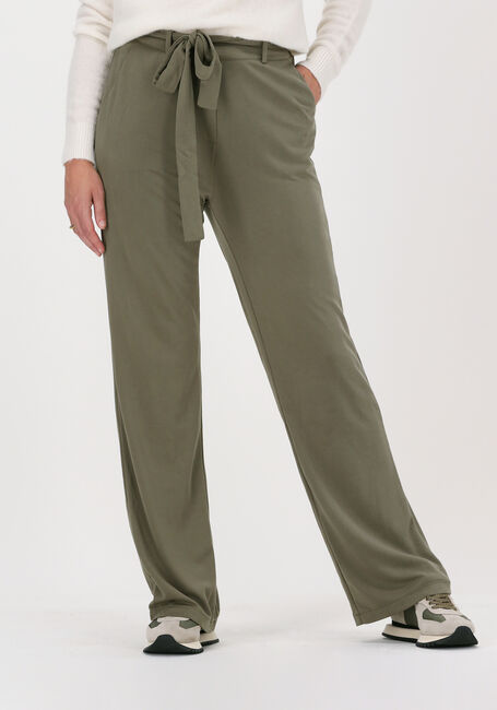 Groene SIMPLE Wijde broek KARA - large