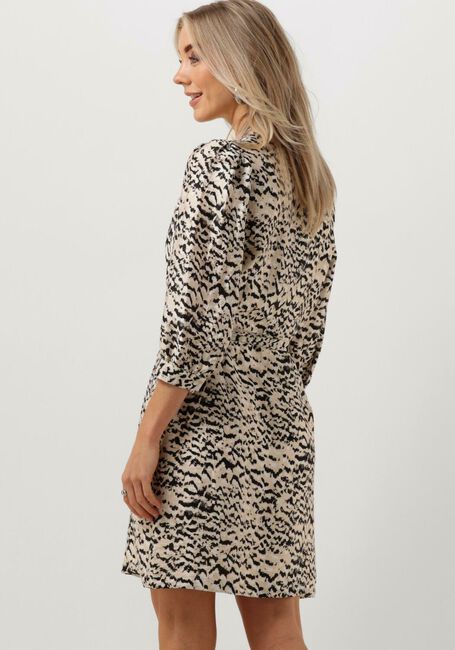 Beige MSCH COPENHAGEN Mini jurk MSCHPHILIDA MAIRE 3/4 DRESS AOP - large