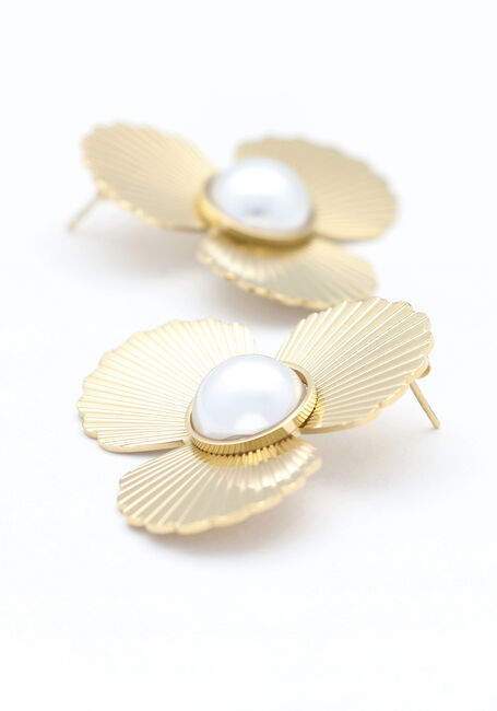 Goudkleurig NOTRE-V Oorbellen EARRING BLOOM - large