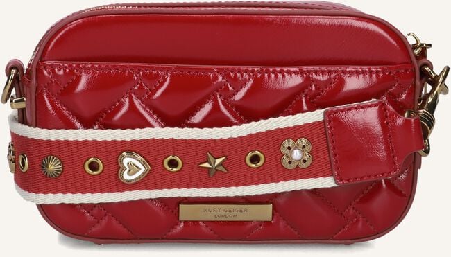 Rode KURT GEIGER LONDON Schoudertas KENSINGTON SM CAMERA BAG Rode KURT GEIGER LONDON Schoudertas KENSINGTON SM CAMERA BAG - large