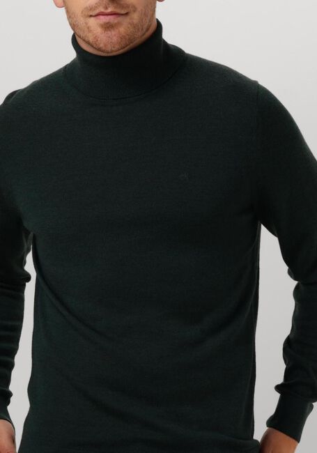 Donkergroene CALVIN KLEIN Coltrui MERINO TURTLE NECK - large