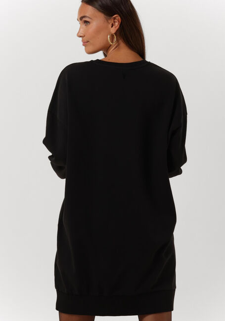 Zwarte ALIX THE LABEL Mini jurk LADIES KNITTED LONG TIGER SWEATER - large