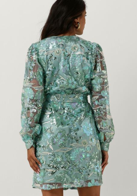 Groene FREEBIRD Mini jurk DIEKE - large