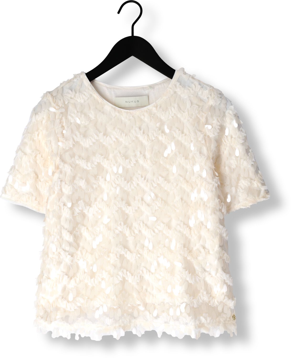 NUKUS Dames Tops & T-shirts Aria Top Lace Ecru