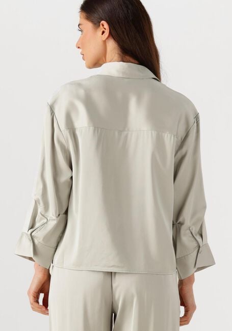 Lichtgrijze WITHBLACK Blouses WBLPADDIE SATEEN SHIRT - large