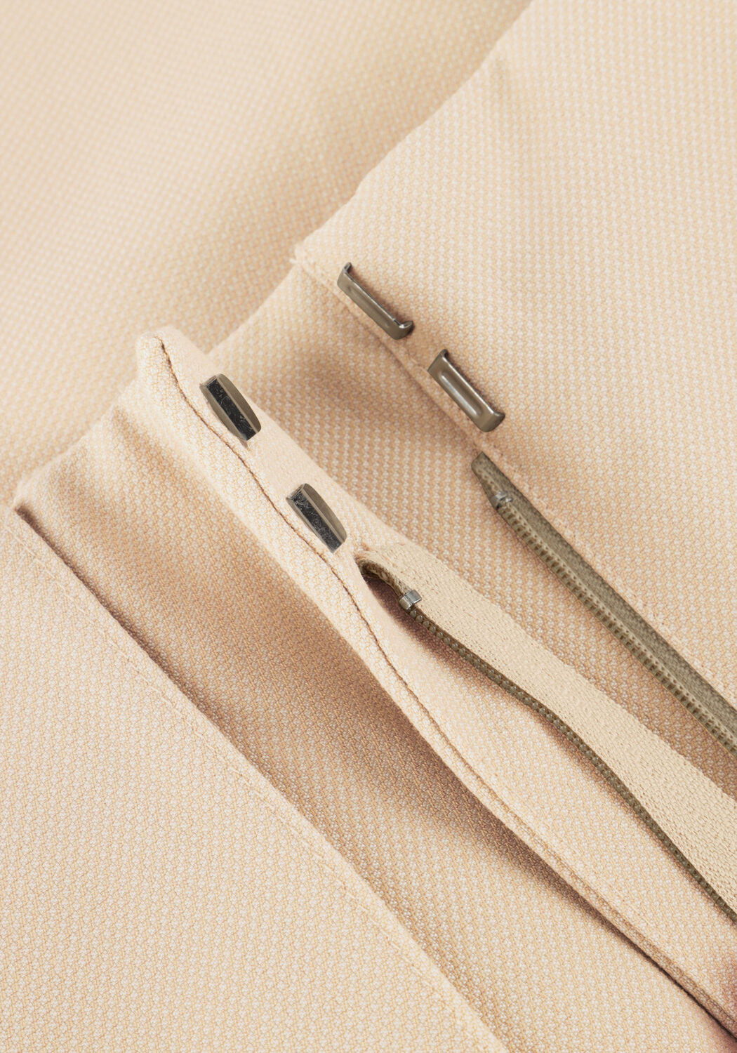 Beige Y.A.S. Wijde broek YASREEMAJ HW PANT NOOS - large