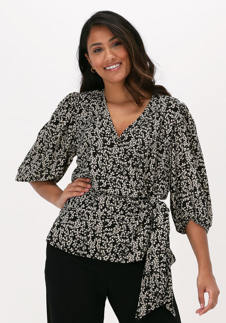 Zwarte MODSTR&Ouml;M Blouses ODA PRINT TOP - large