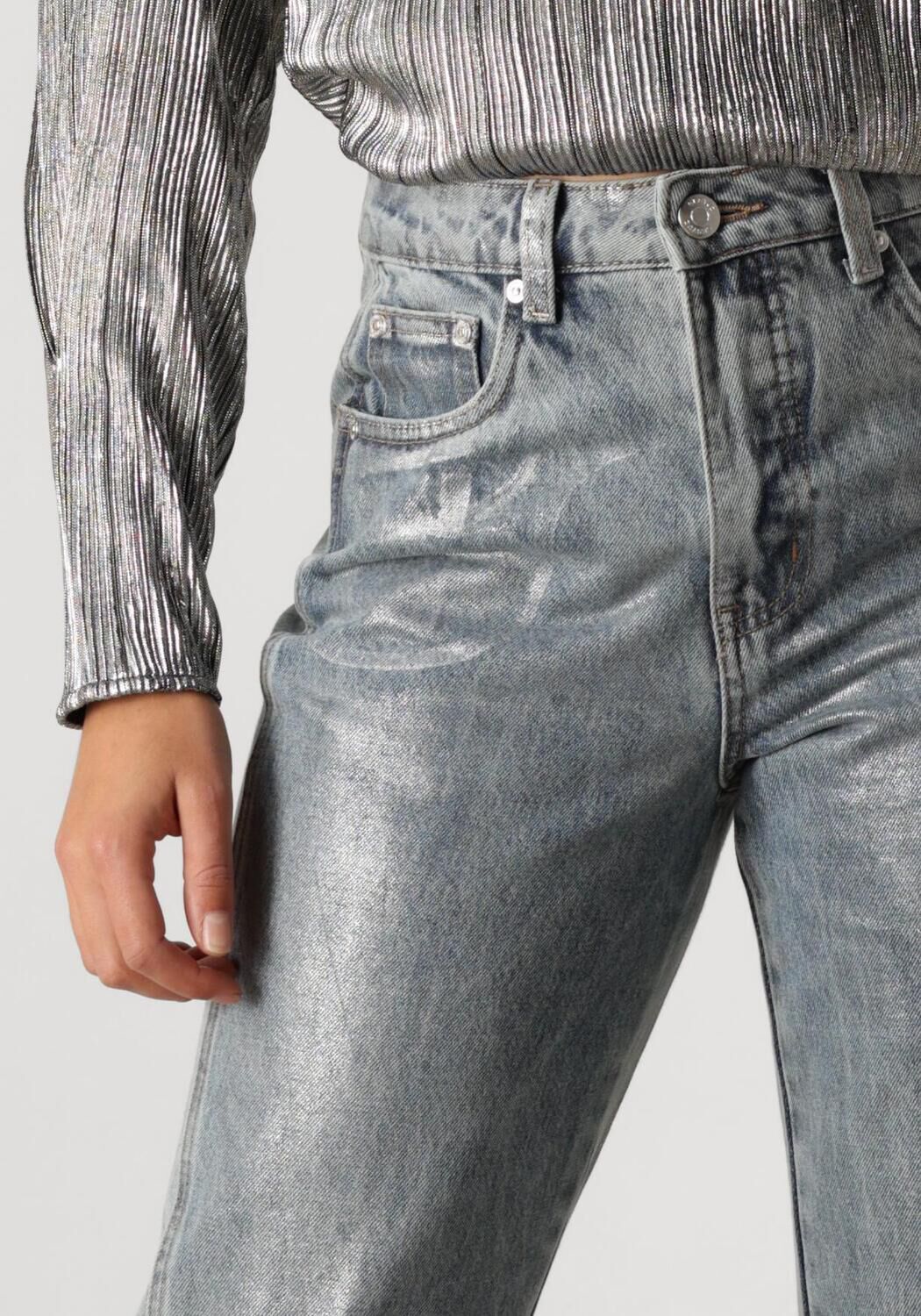 GESTUZ Dames Jeans Coatygz Hw Straight Jeans Blauw