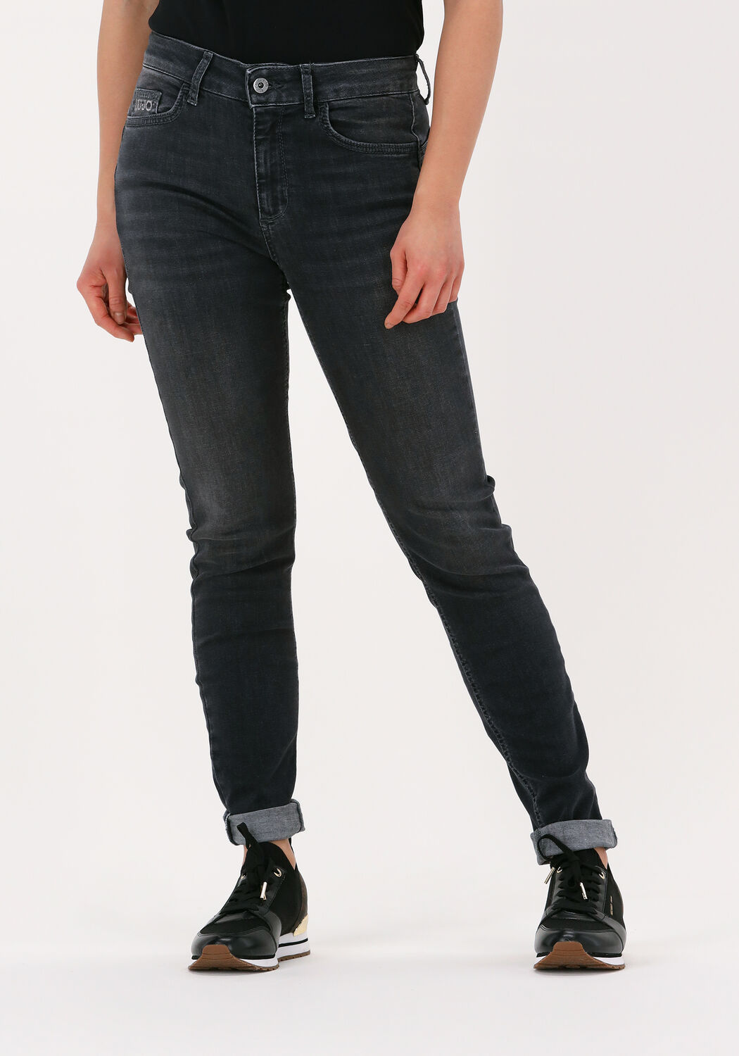 Donkergrijze LIU JO Skinny jeans ECS B.UP DIVINE H.W. | Omoda