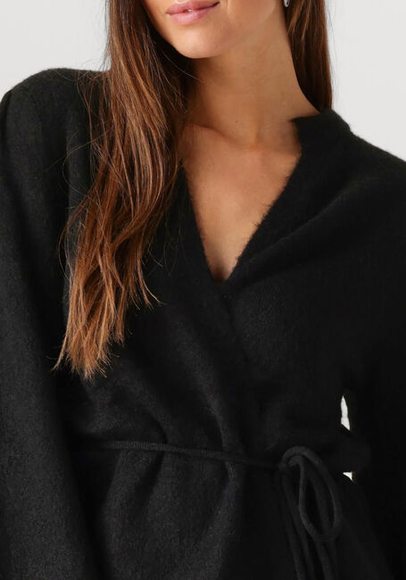 Zwarte MSCH COPENHAGEN Vest MSCHGUSTEL HOPE WRAP CARDIGAN - large