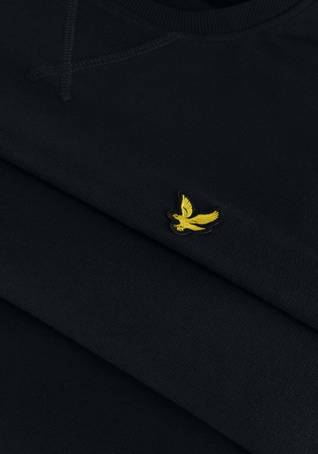 Donkerblauwe LYLE & SCOTT Sweater CREW NECK SWEATSHIRT - large