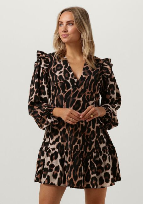 Leopard REFINED DEPARTMENT Mini jurk DOLLY - large