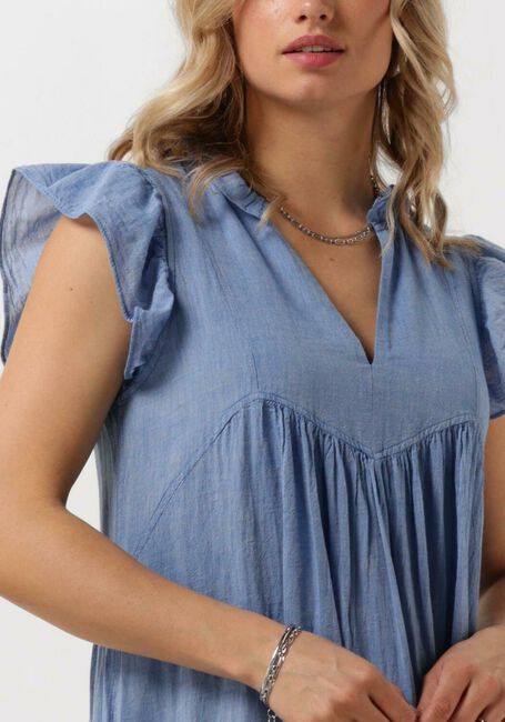 Blauwe DEVOTION Maxi jurk ERIETTA - large