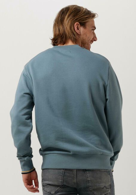 Blauwe FRED PERRY Trui CREW NECK SWEATSHIRT - large