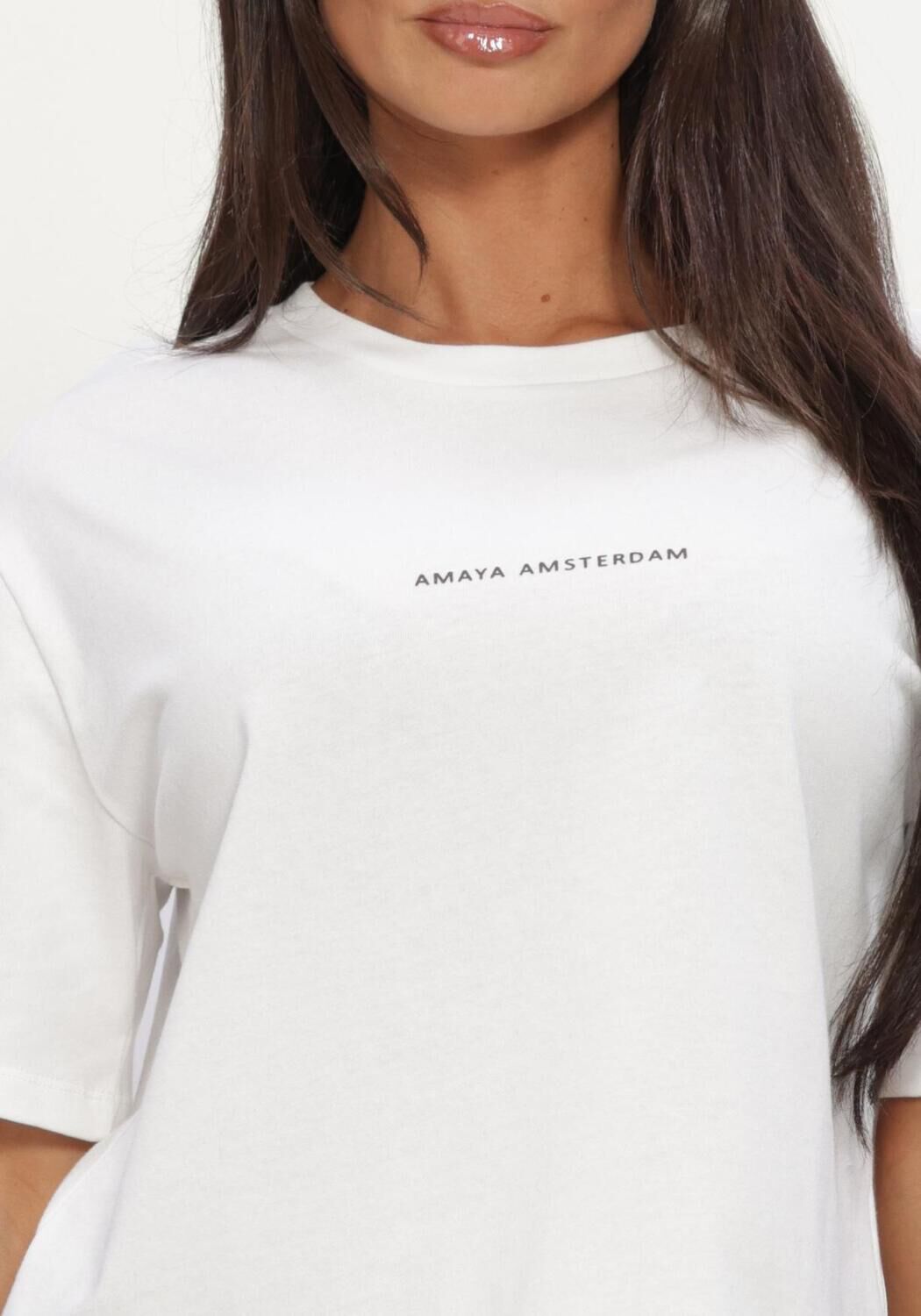 AMAYA AMSTERDAM Dames Tops & T-shirts Bailey T-shirt Wit
