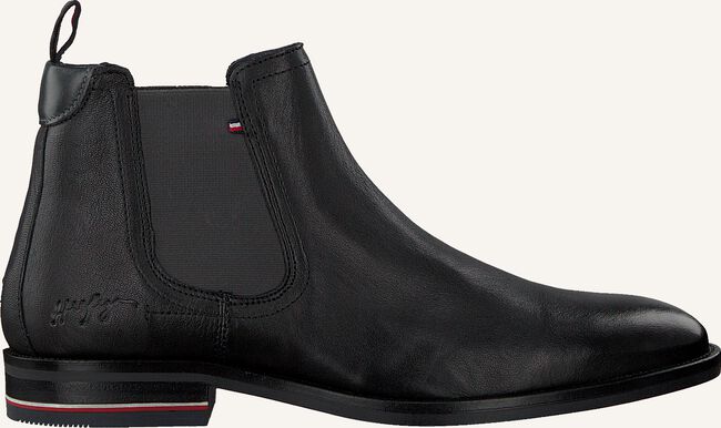 Zwarte TOMMY HILFIGER Chelsea boots SIGNATURE HILFIGER CHELSEA Zwarte TOMMY HILFIGER Chelsea boots SIGNATURE HILFIGER CHELSEA - large
