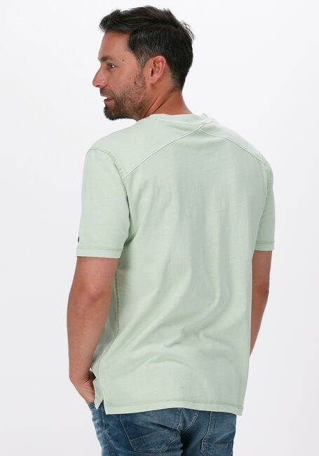 Groene CAST IRON T-shirt SHORT SLEEVE R-NECK RELAXED GARMENT DYED JERSEY - large