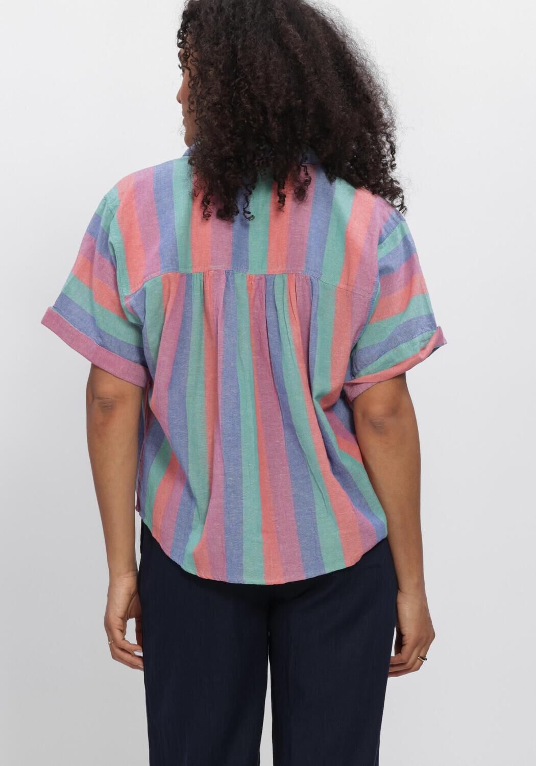 Multi BY-BAR Blouses SUNNY RAINBOW PLEATS BLOUSE - large