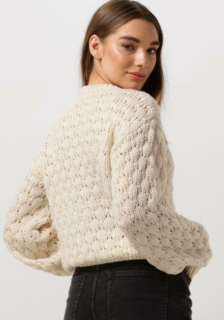 Beige Y.A.S. Trui YASBUBBA LS KNIT PULLOVER S. - large