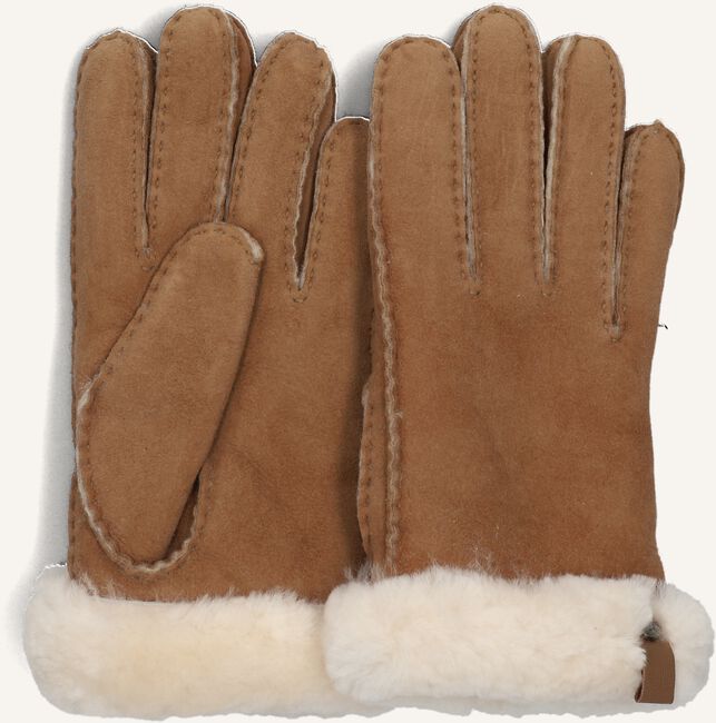 Cognac UGG Handschoenen SHORTY GLOVE W LEATHER TRIM Cognac UGG Handschoenen SHORTY GLOVE W LEATHER TRIM - large