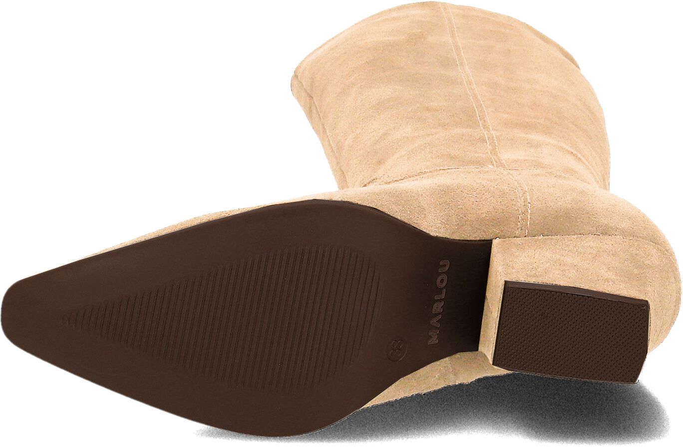 MARLOU Beige Laarzen Clshn80762