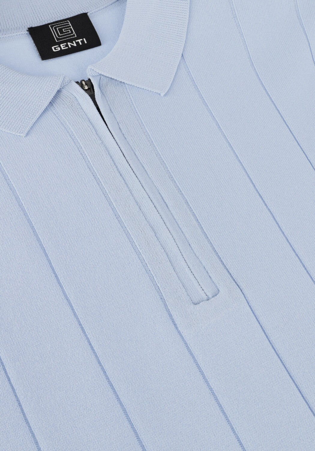 Lichtblauwe GENTI Polo K7025-1260 - large