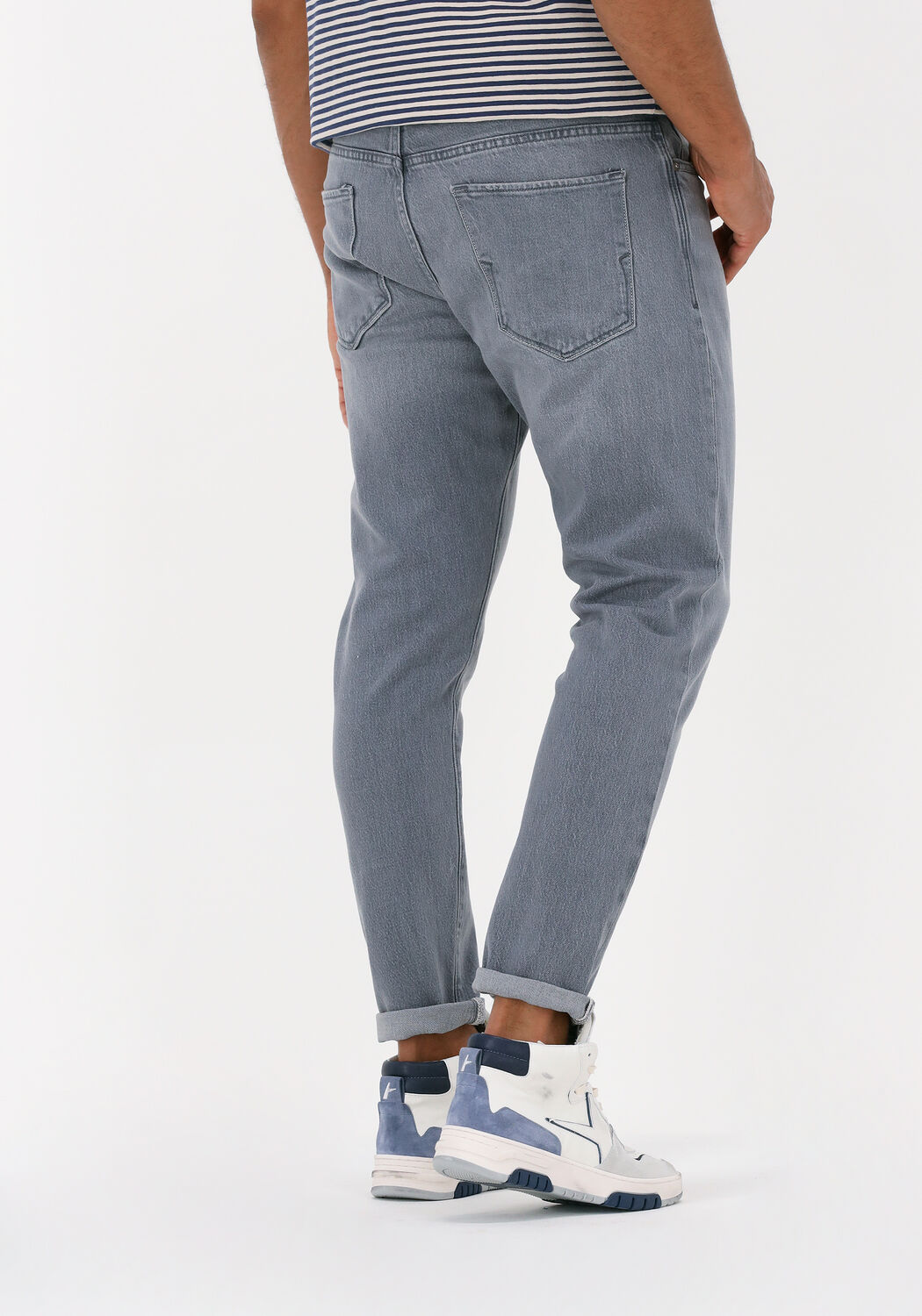 Lichtgrijze SELECTED HOMME Slim fit jeans SLSLIMTAPE-TOBY 22303 | Omoda
